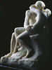 Auguste Rodin: Skulptur "Der Kuss" (24 cm), Version in Kunstmarmor