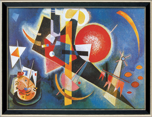 Wassily Kandinsky: Bild "Im Blau" (1925), gerahmt